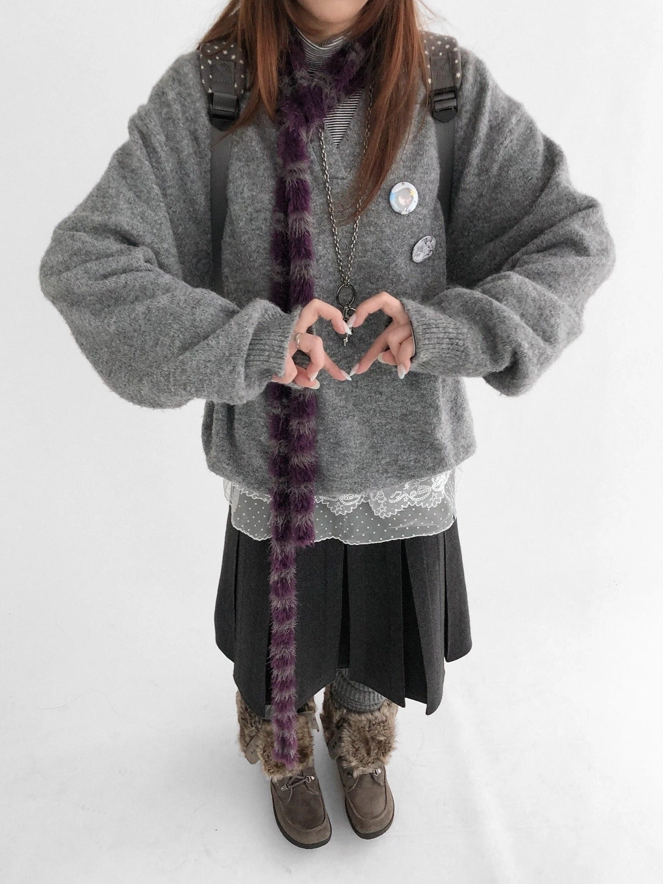 innomoood Embroidered Lace Double Layer A Line High Waist Women Tie Waist Accessories