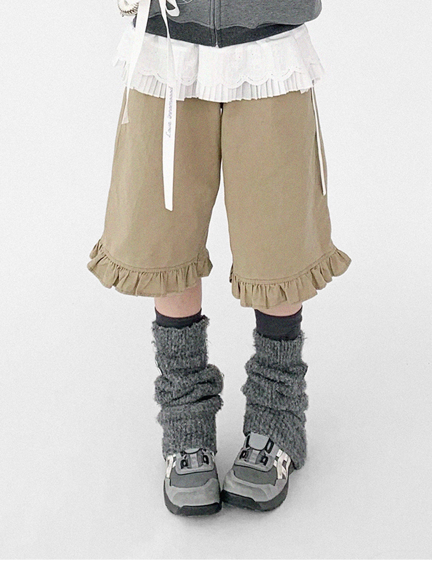 innomoood Embroidery Hooded Cardigan Short Jacket