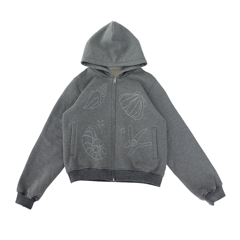 innomoood_Embroidery_Hooded_Cardigan_Short_Jacket_MISSTT