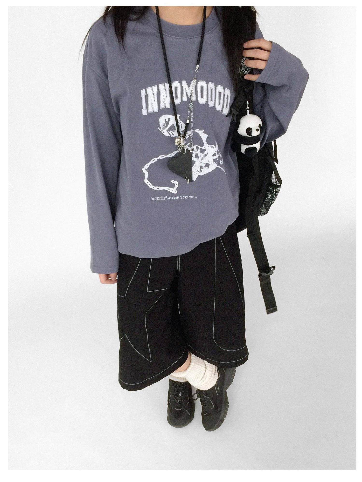 innomoood Love Is A Trap Heavyweight Washed Vintage Tee