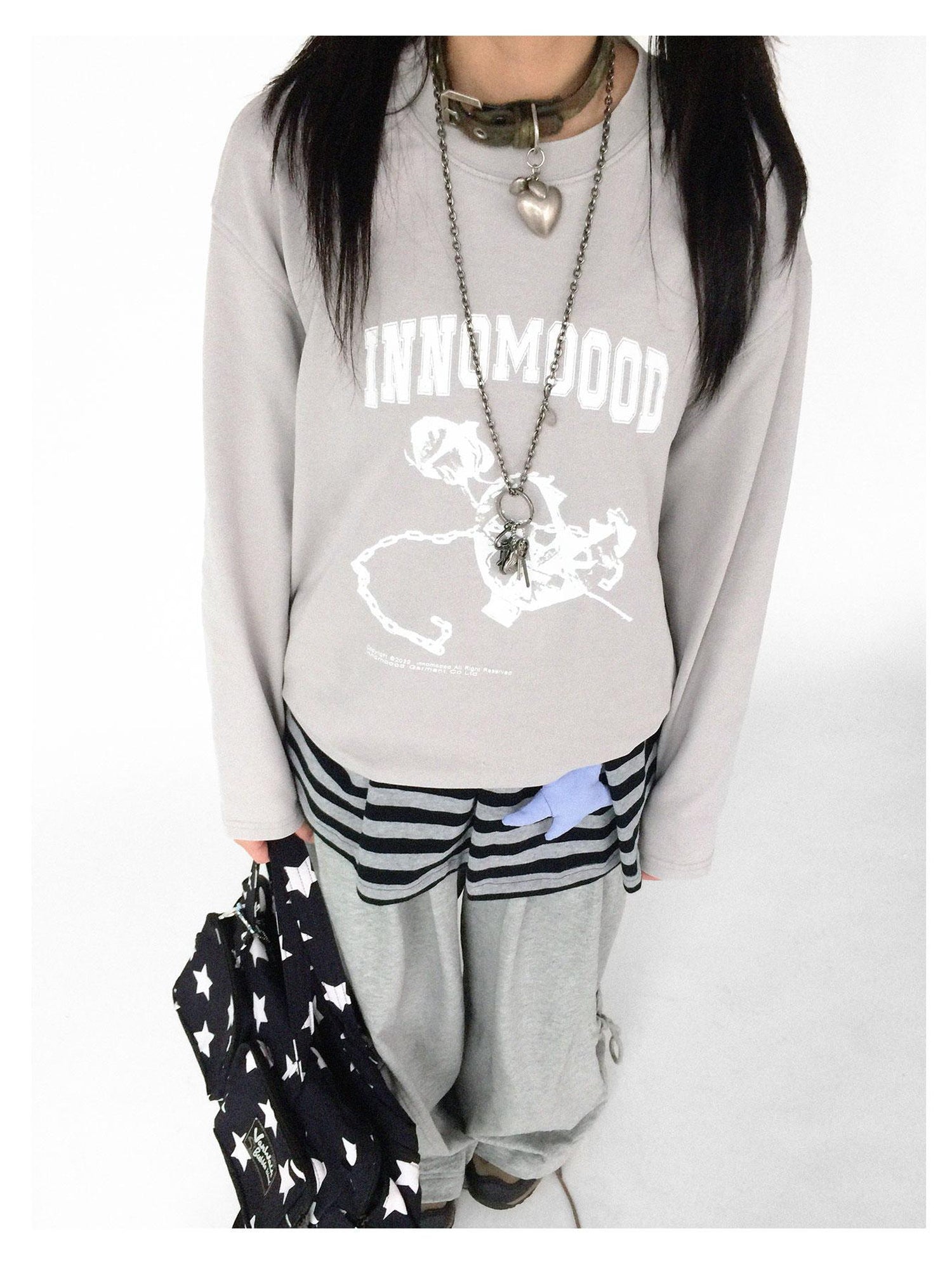 innomoood Love Is A Trap Heavyweight Washed Vintage Tee