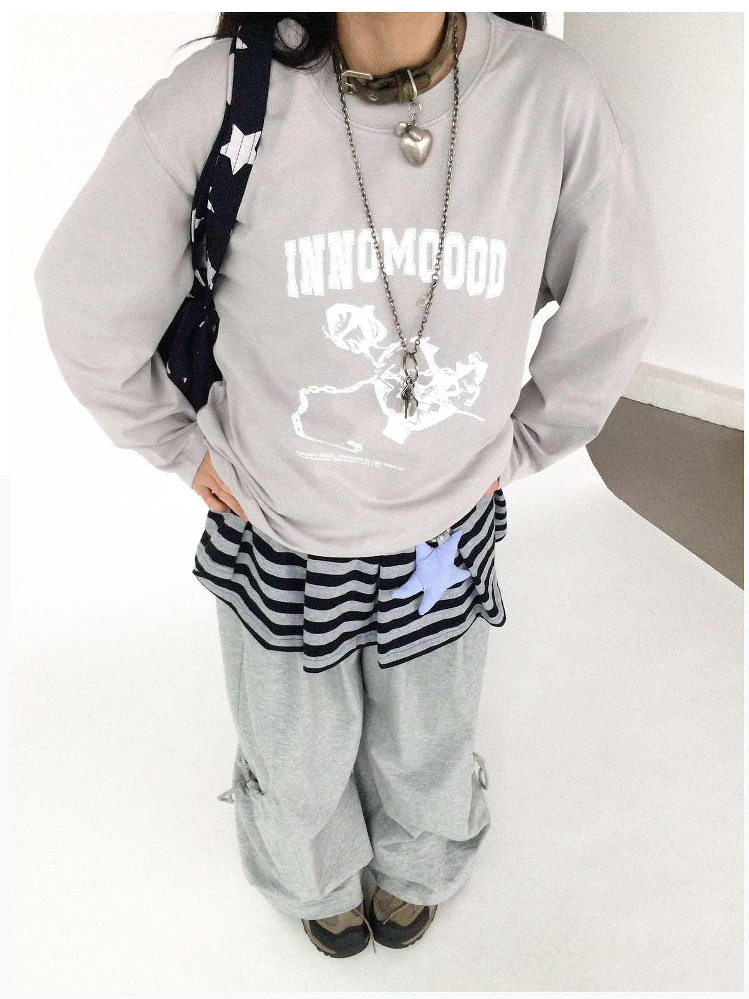 innomoood Love Is A Trap Heavyweight Washed Vintage Tee