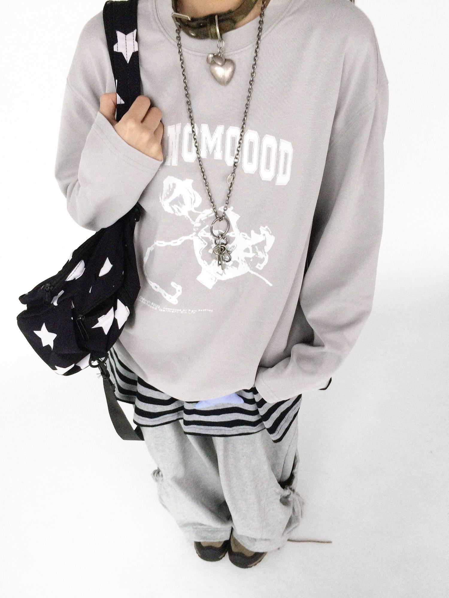 innomoood Love Is A Trap Heavyweight Washed Vintage Tee