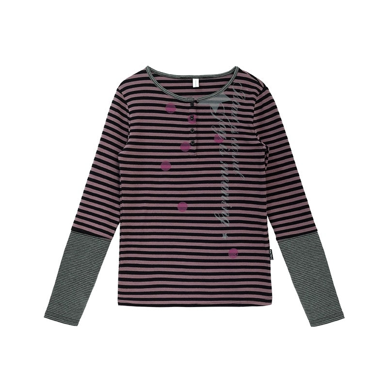 innomoood_Moisture_Wicking_Psychedelic_Striped_Patchwork_Straight_Fit_Women_T-Shirt_MISSTT