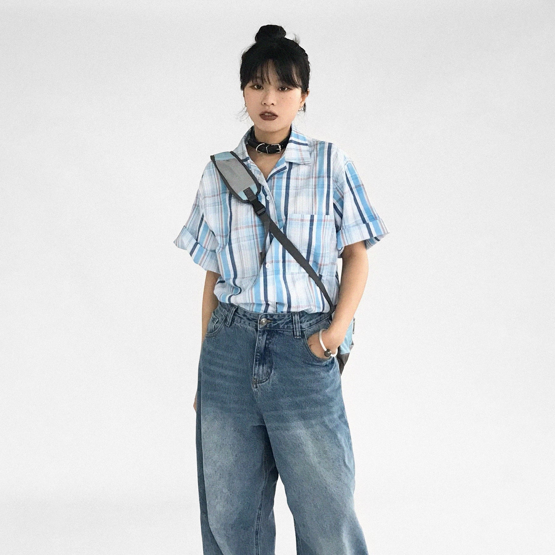 innomoood_Oversize_Gingham_Shirt_In_Ice_Blue_MISSTT