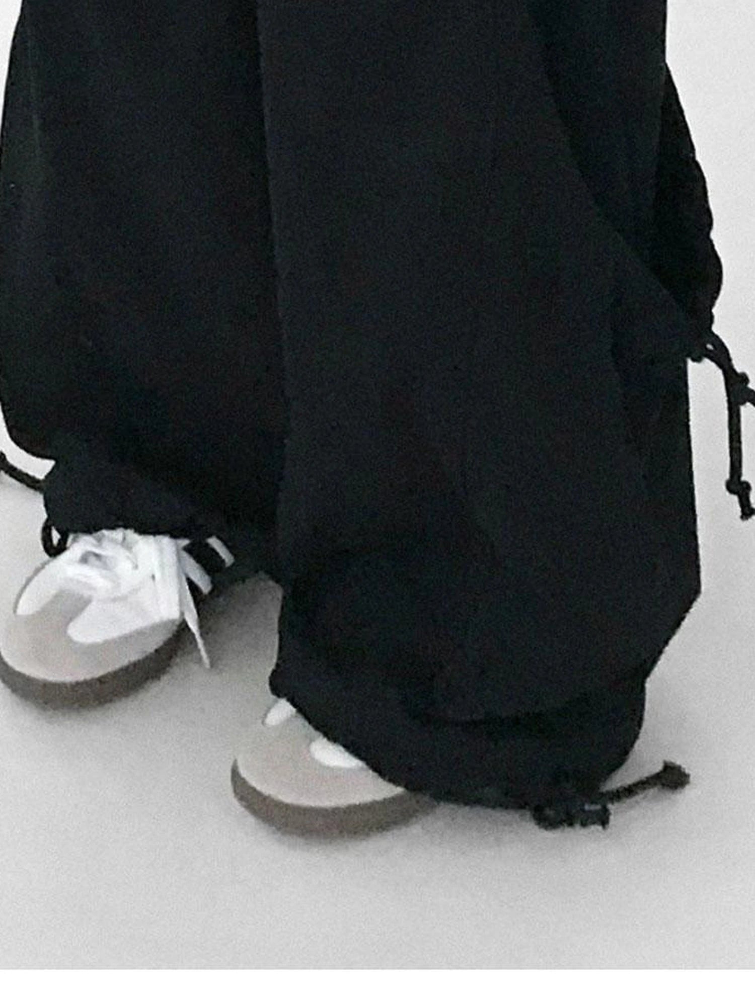 Relaxed Knit Trousers With Elastic Waist