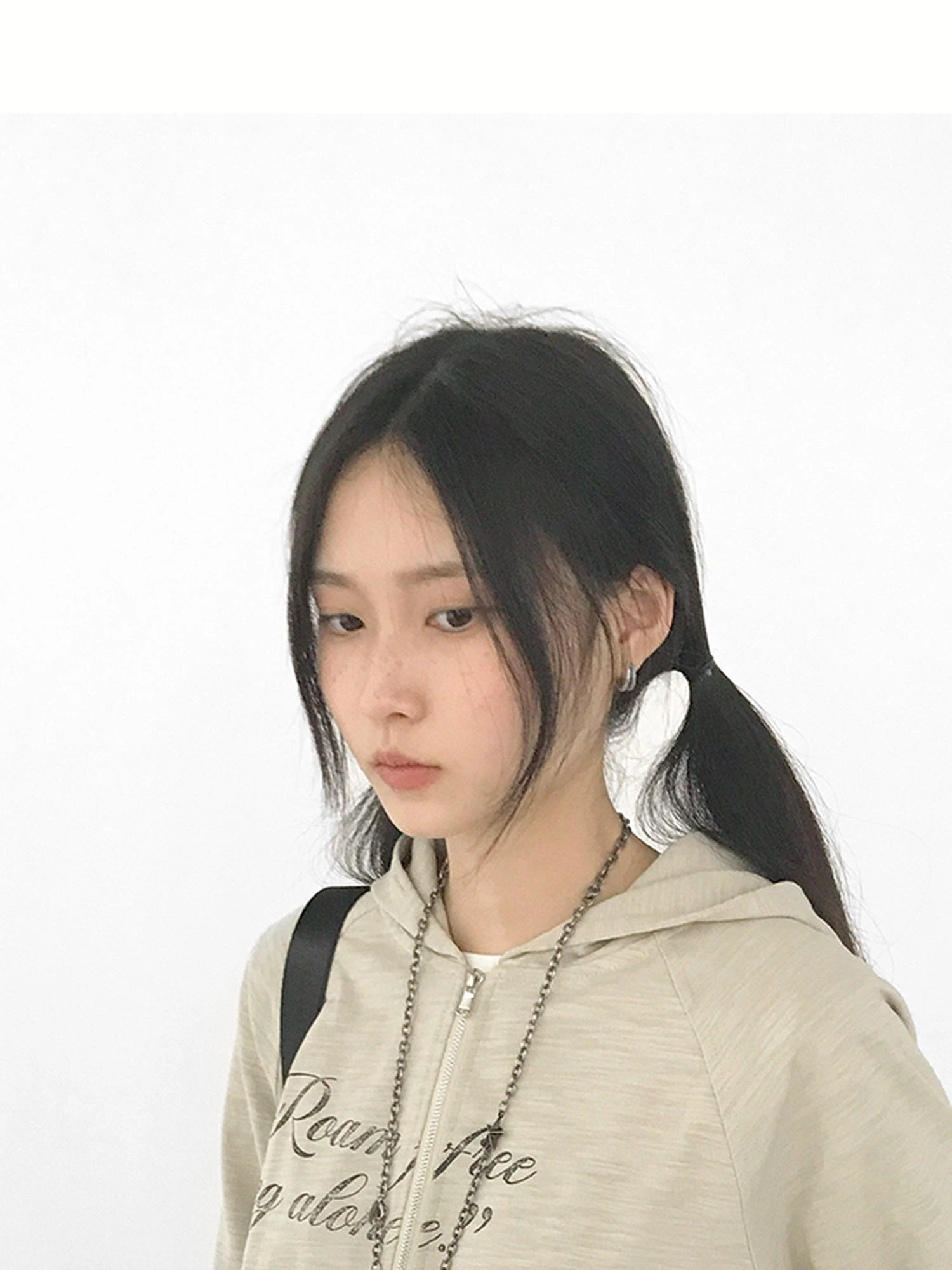 Roam Free Sing Alone Vintage Washed Hooded Short Sleeve Top