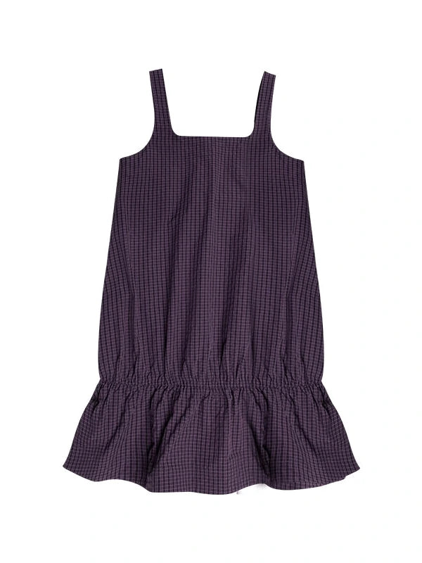 Ruffle Square Neck Strapless A Line Dress