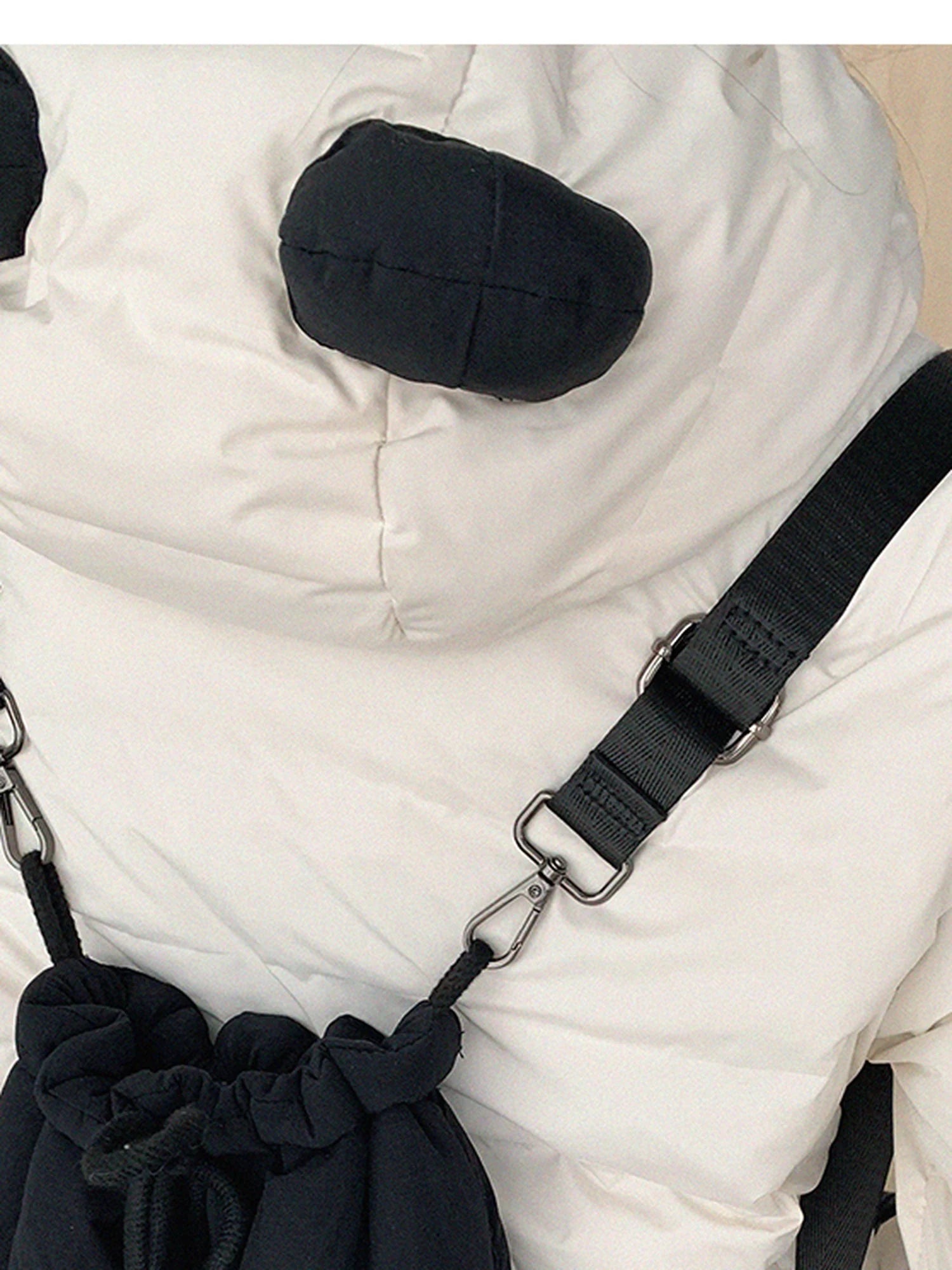 Seaside Diary Quilted Anti Shock Drawstring Backpack