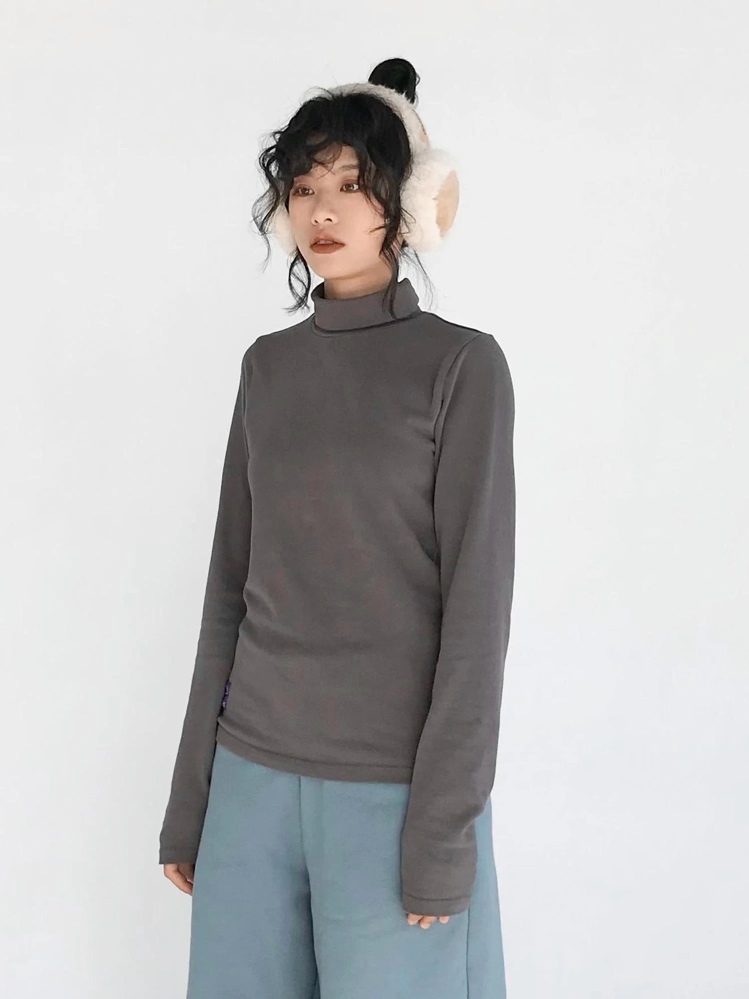 Soft Brushed High Neck Thermal Base Layer Long Sleeve