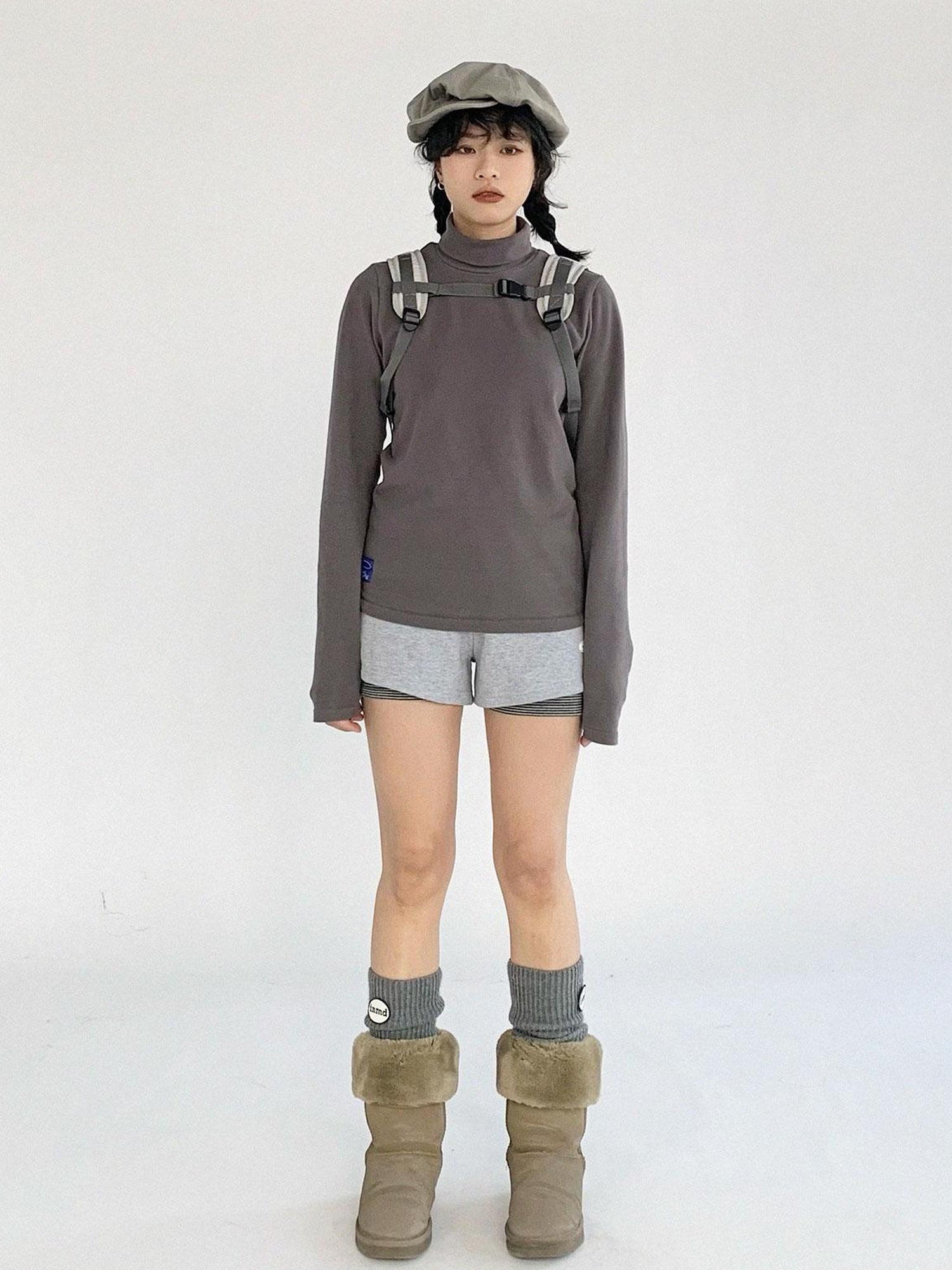 innomoood Soft Brushed High Neck Thermal Base Layer Long Sleeve