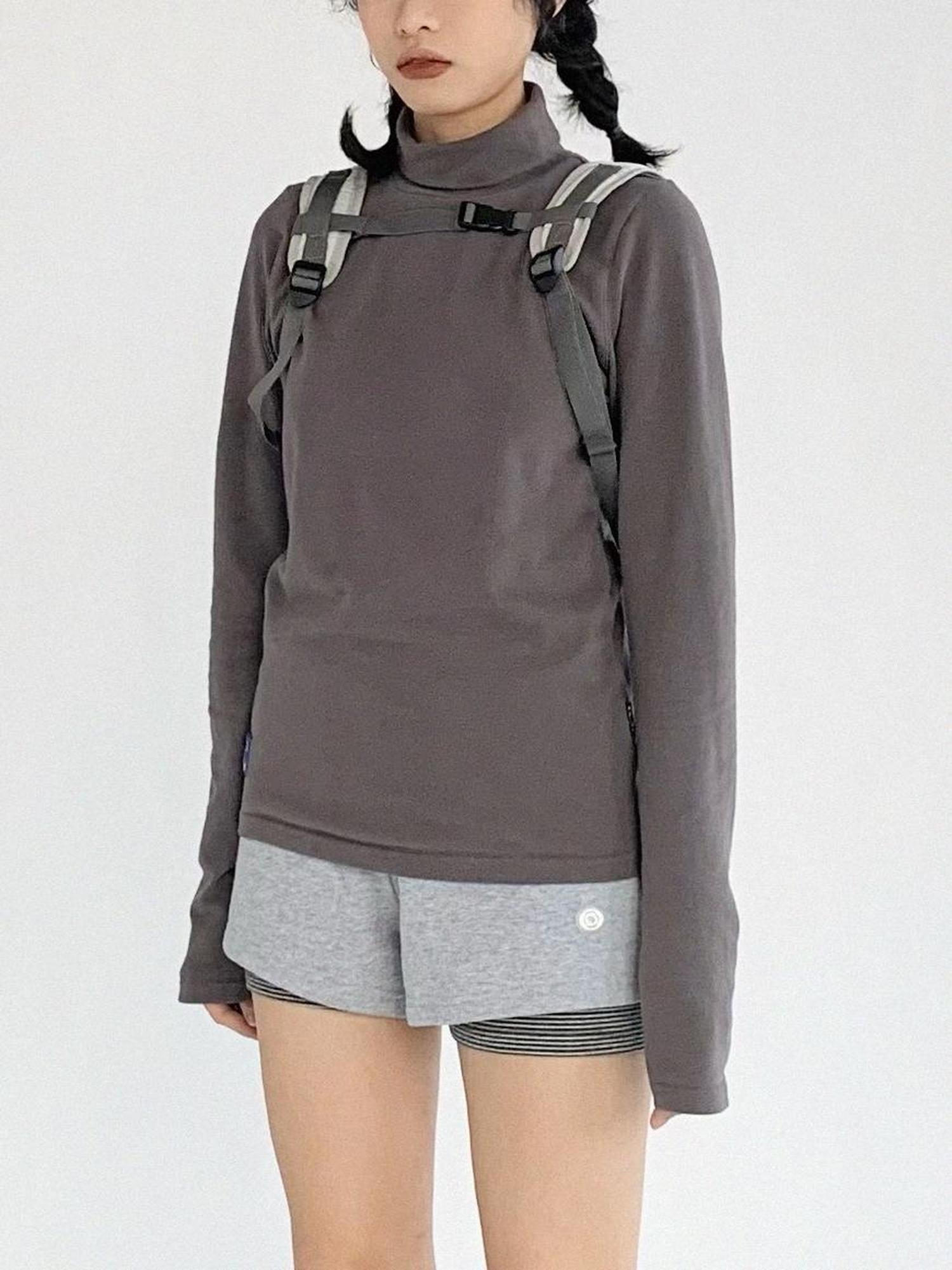 innomoood Soft Brushed High Neck Thermal Base Layer Long Sleeve