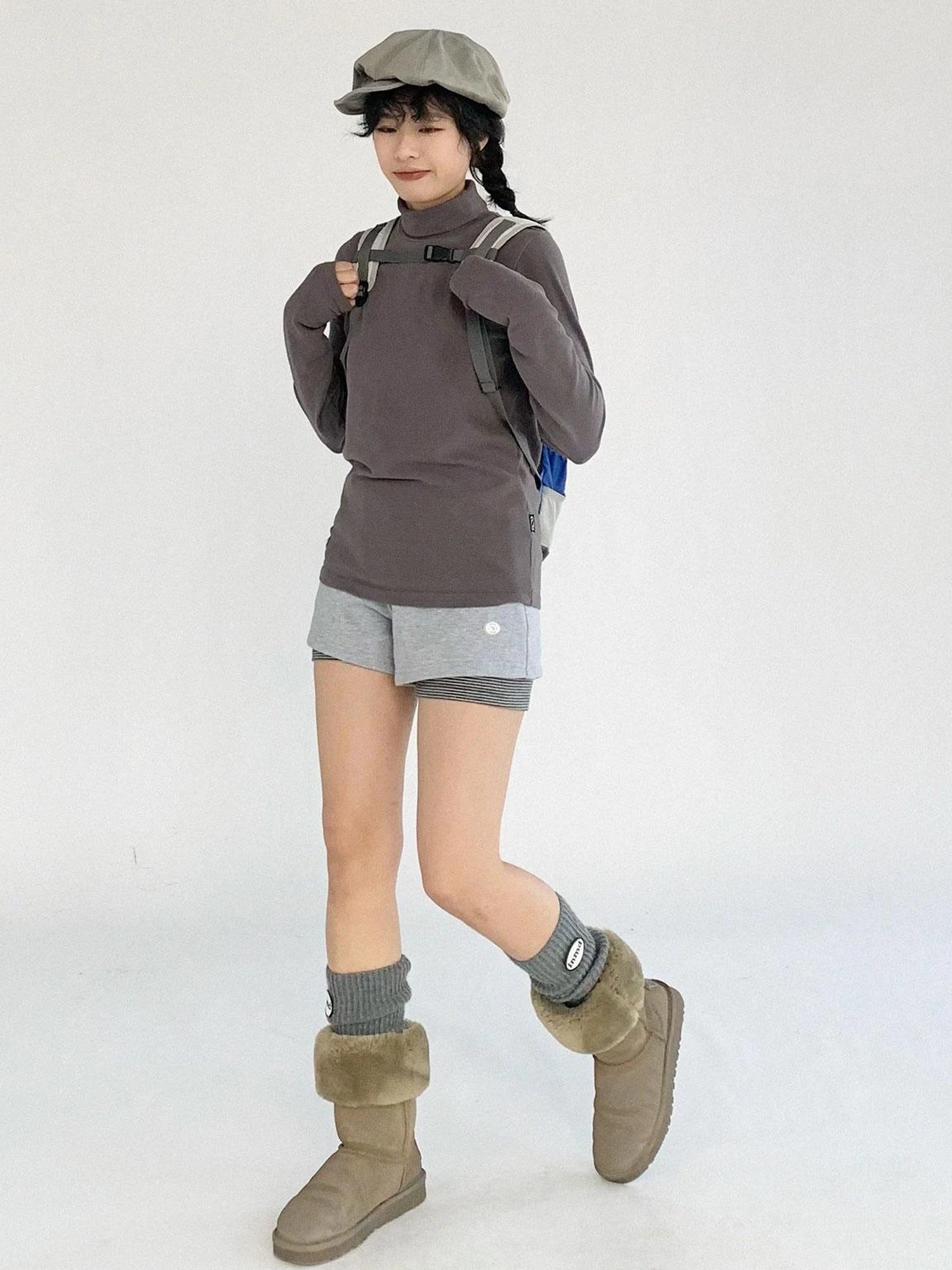 Soft Brushed High Neck Thermal Base Layer Long Sleeve