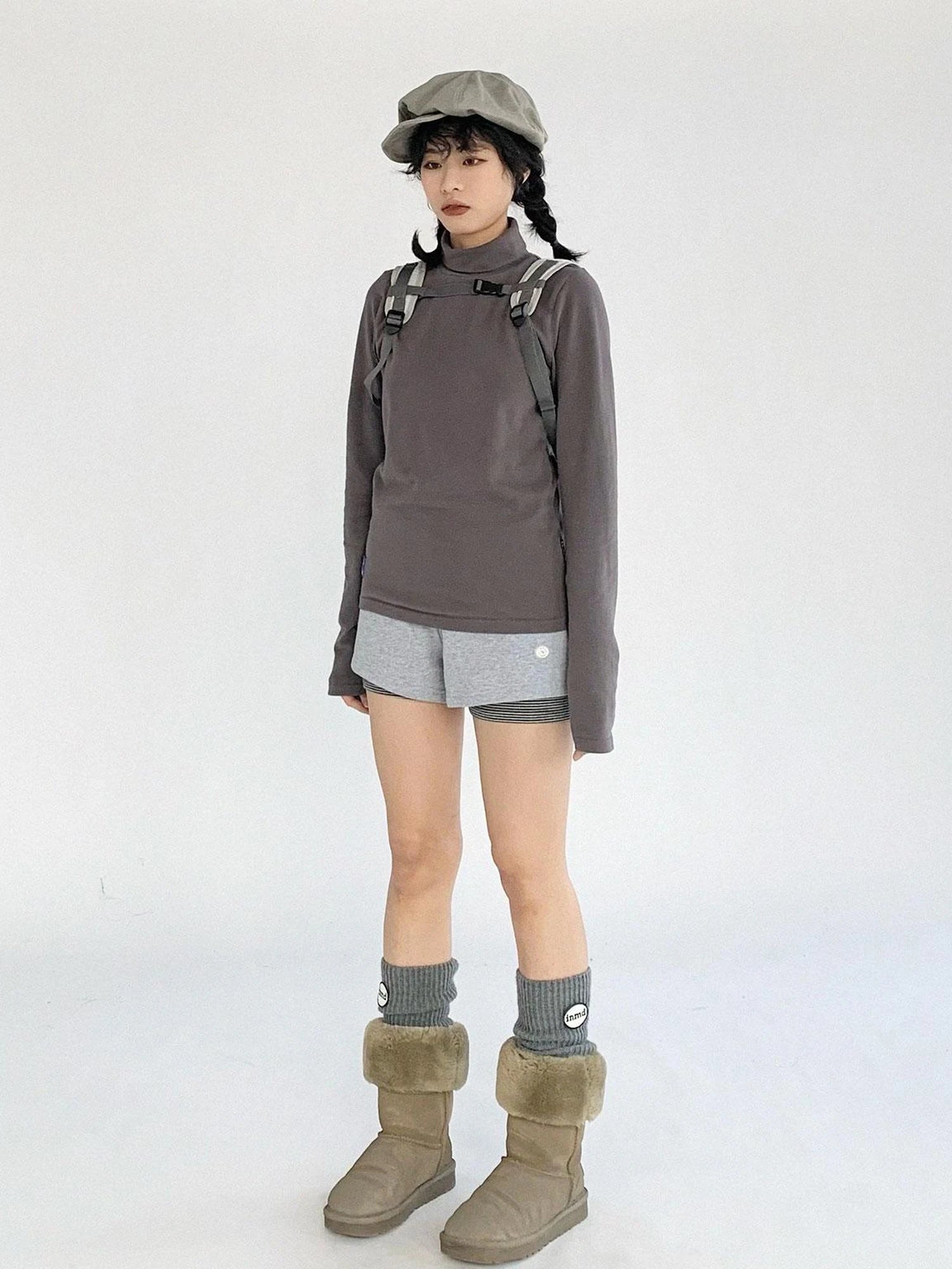 Soft Brushed High Neck Thermal Base Layer Long Sleeve