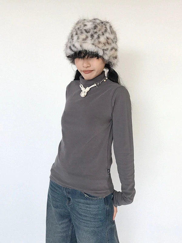 Soft Brushed High Neck Thermal Base Layer Long Sleeve