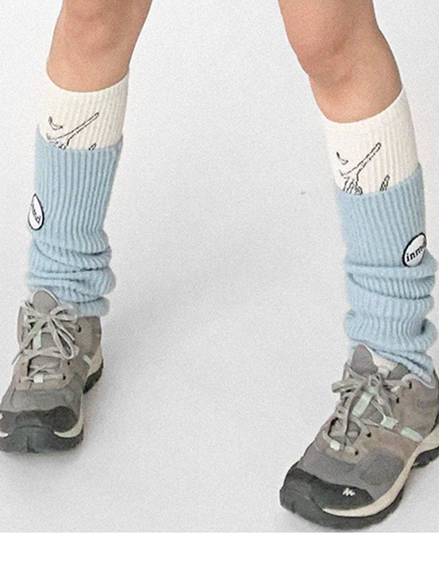 innomoood Star Rail Dyed Heart Print Washed Oversized Hoodie