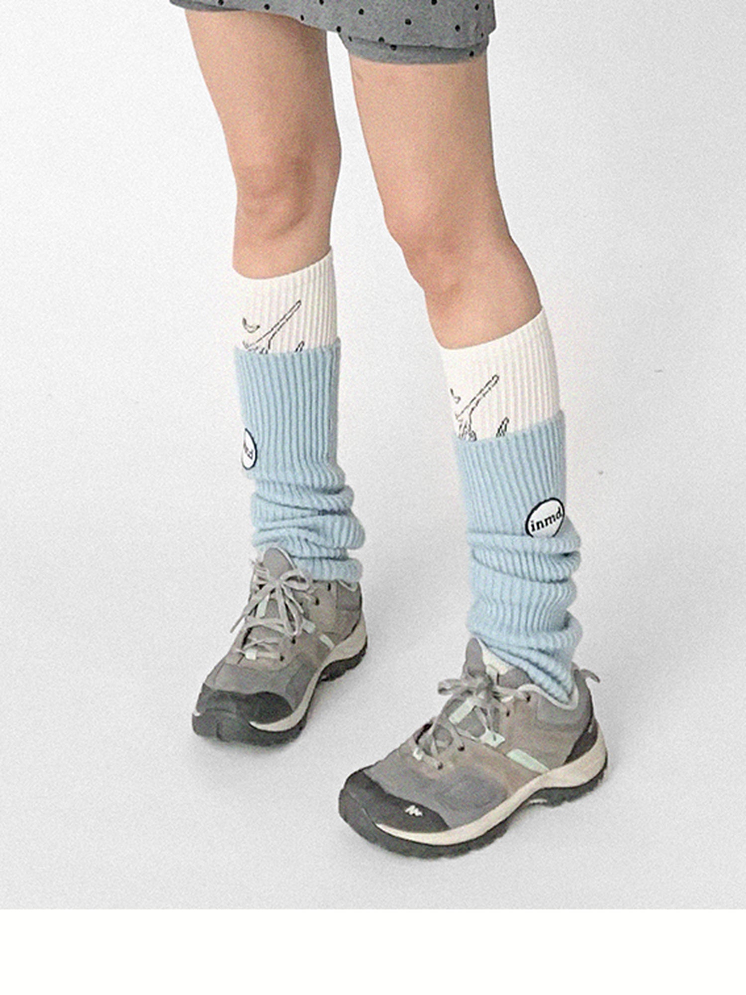 innomoood Star Rail Dyed Heart Print Washed Oversized Hoodie