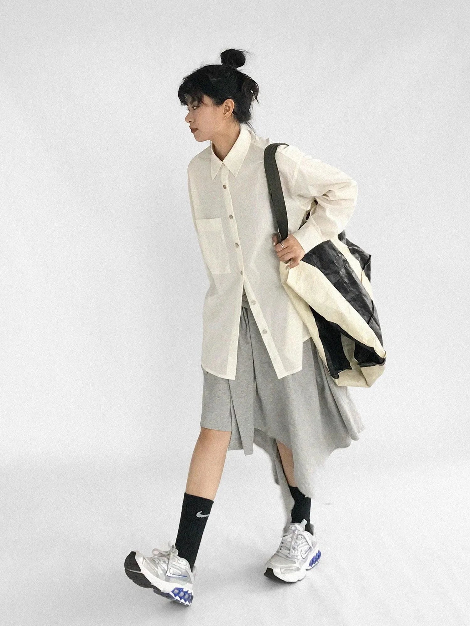 Strappy A Line Dress With Tie Waist And Heart Logo