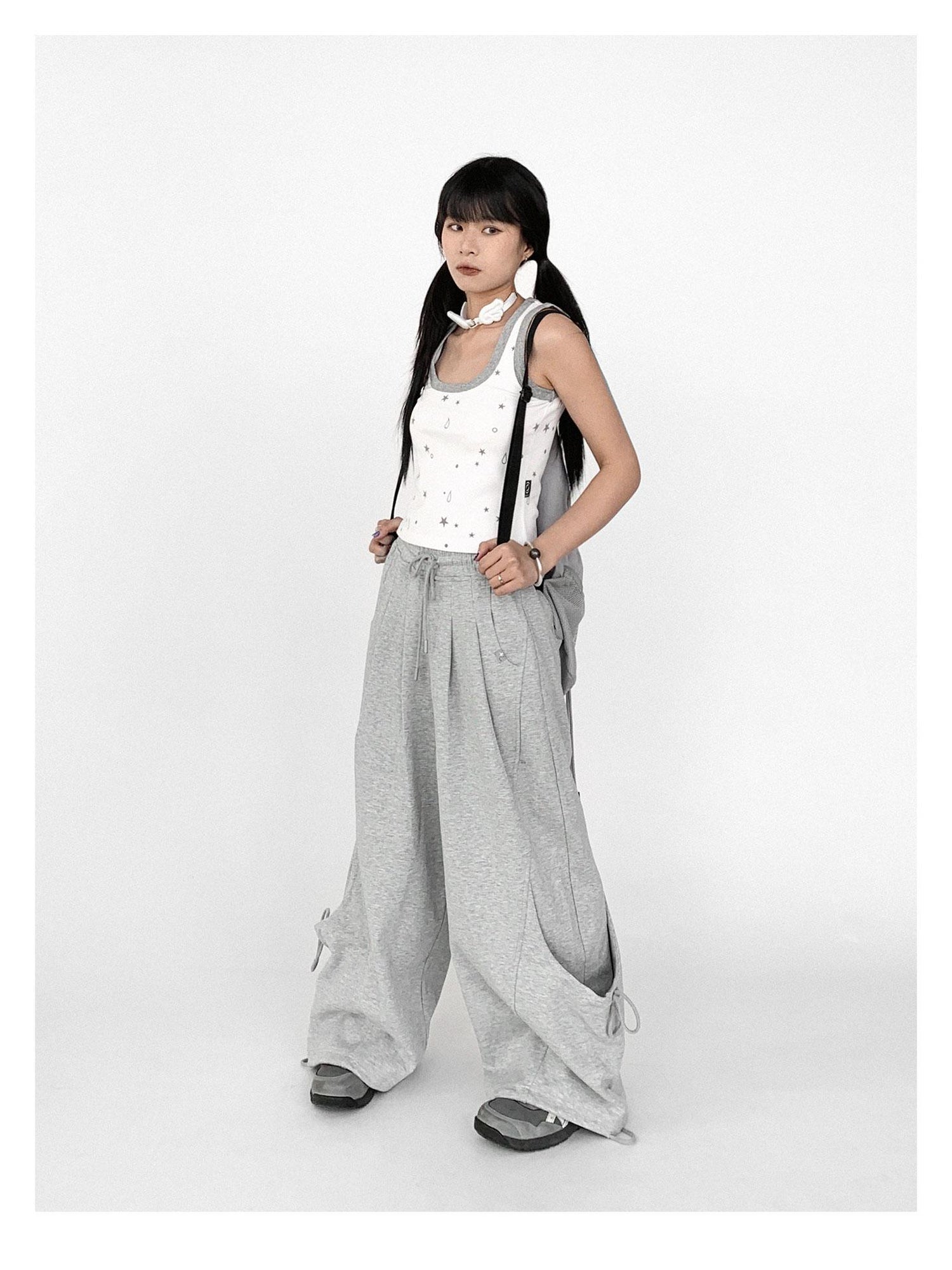 innomoood Tear Star Print Slimming Knit Vest