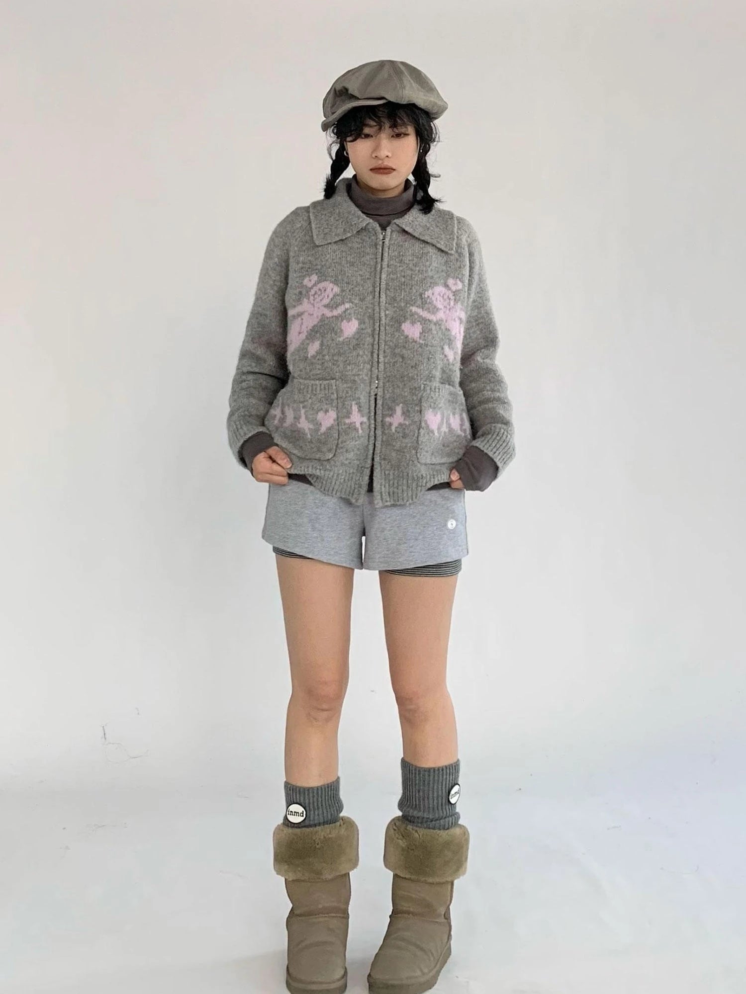 Vintage American Stretch Yoga Shorts Low Waist