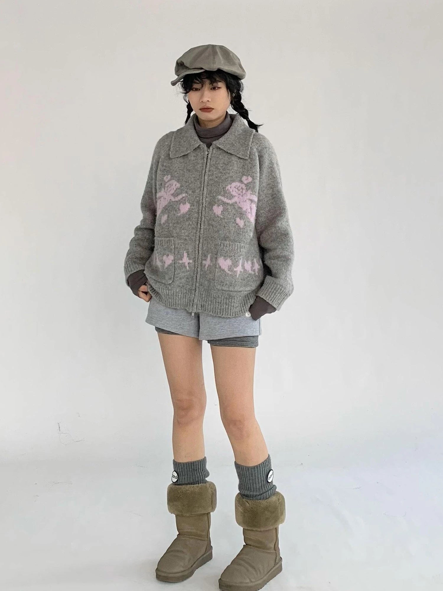 Vintage American Stretch Yoga Shorts Low Waist