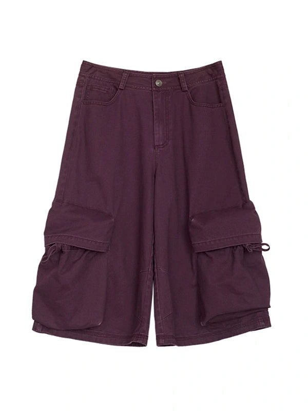 Vintage Washed Low Rise Cargo Pants