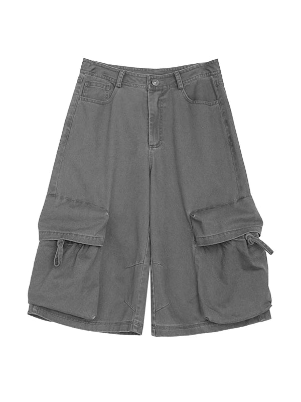 Vintage Washed Low Rise Cargo Pants