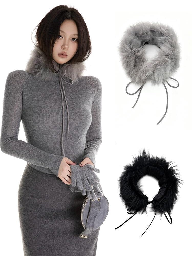 itsdinn Black Grey Dyed Women&