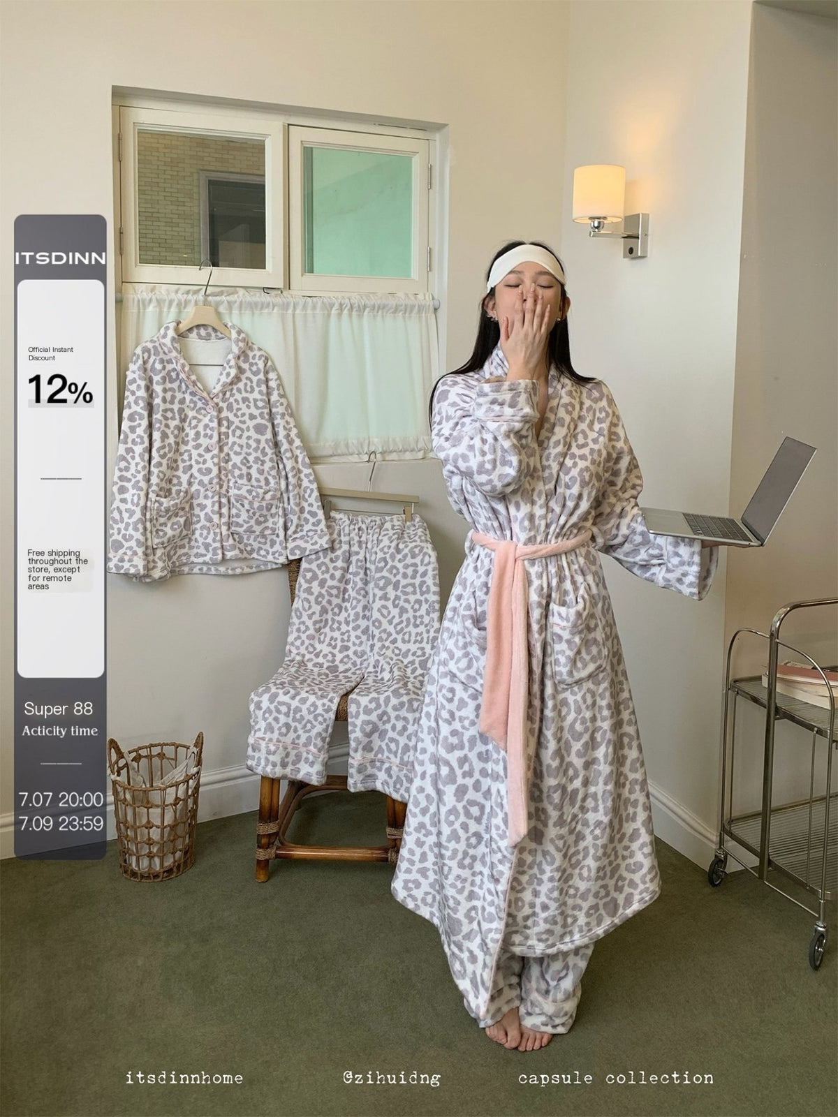 itsdinn_Gray_Pink_Leopard_Print_Women&