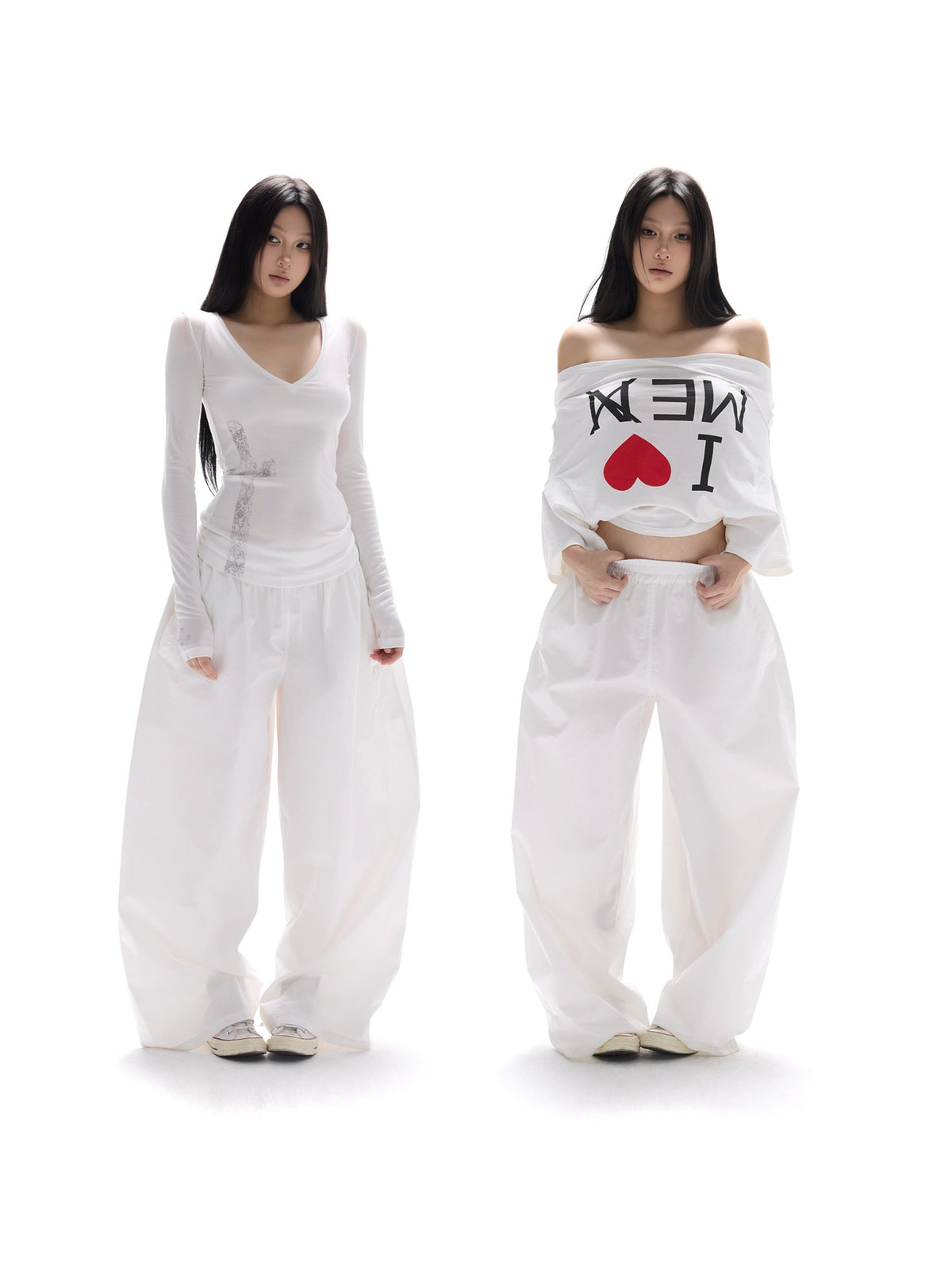itsdinn Lightweight Low Waist Drawstring Pocket Women&