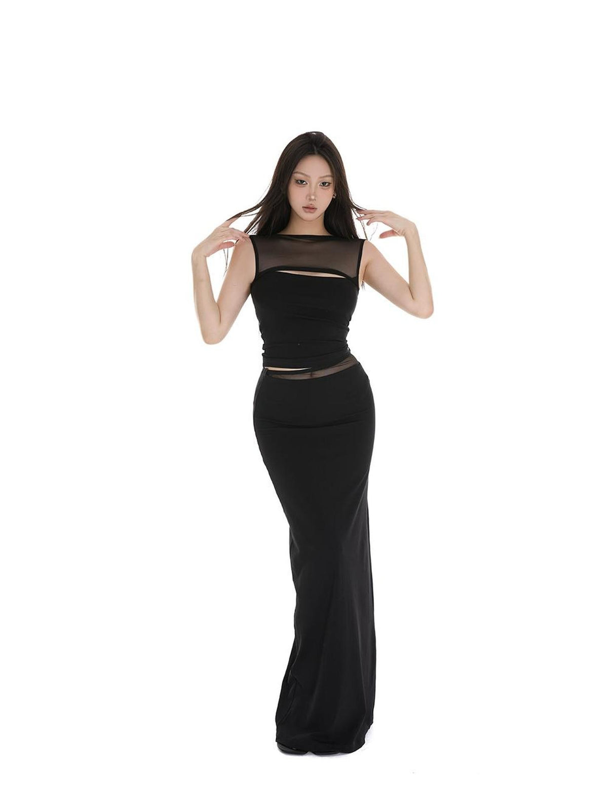 itsdinn Off Shoulder Reversible Slim Curve Women&