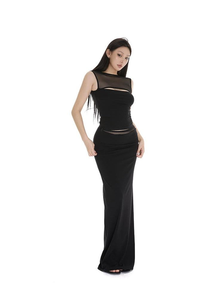 itsdinn Off Shoulder Reversible Slim Curve Women&