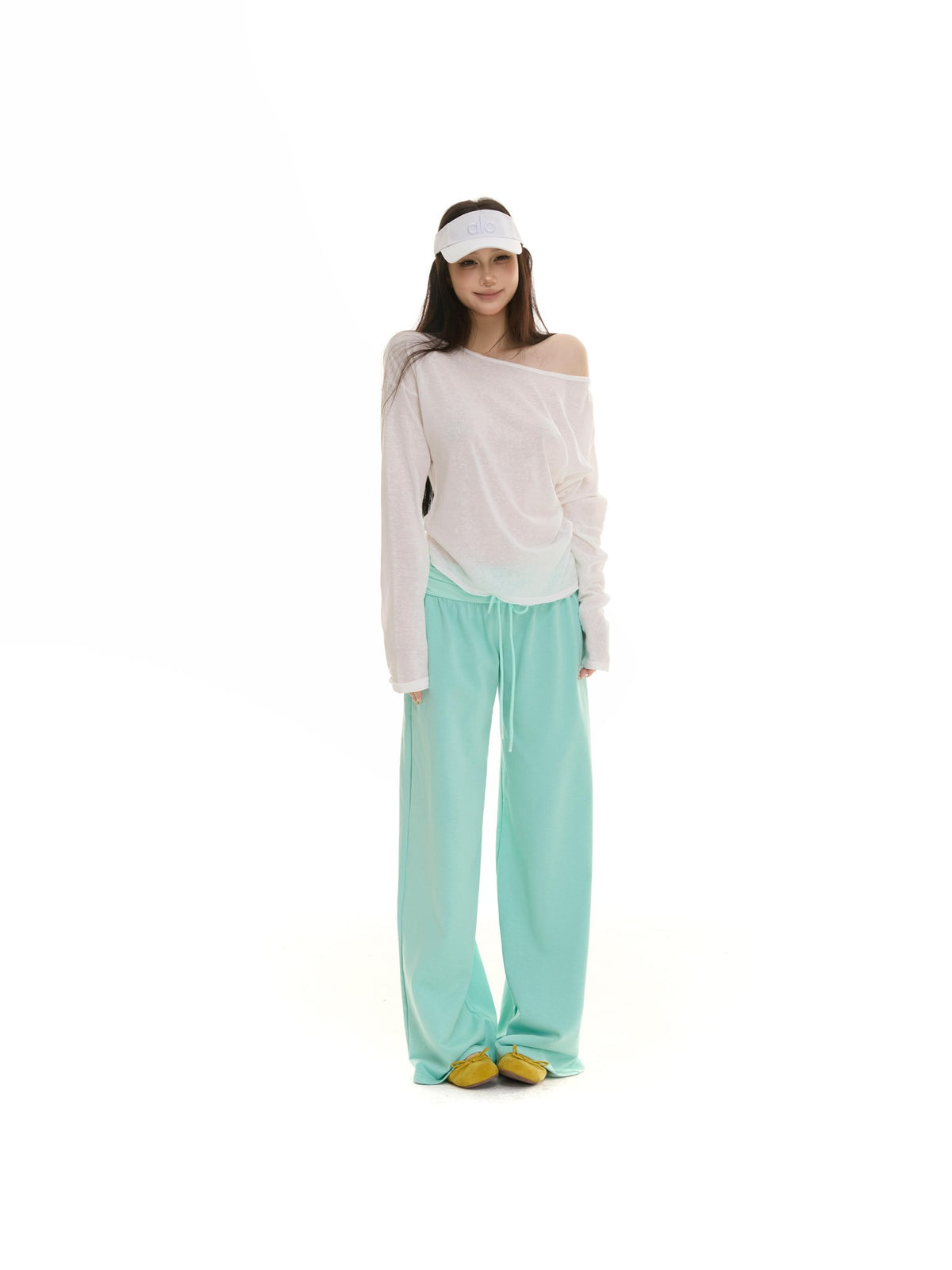 itsdinn Retro Low Rise Drawstring Patchwork Women&