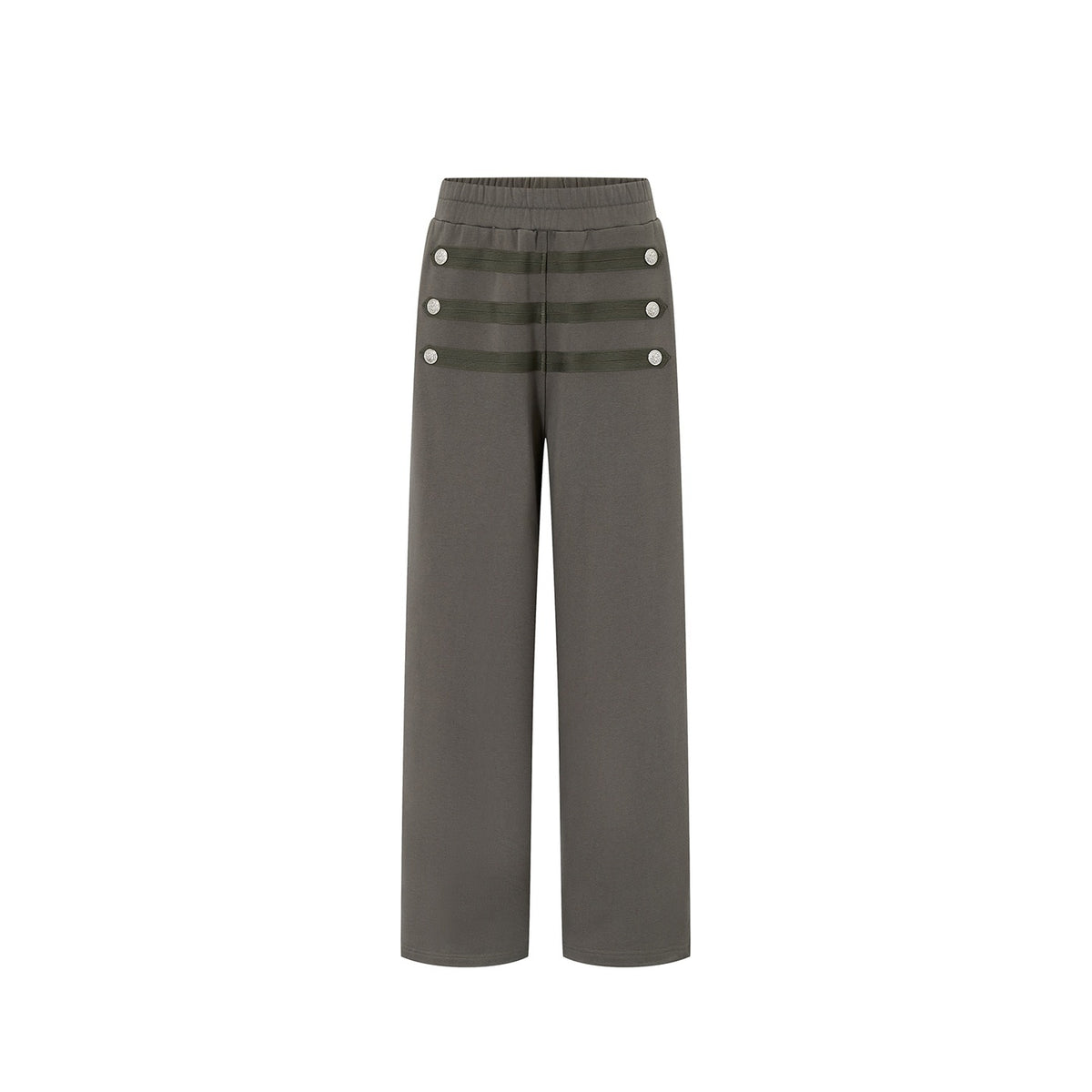 itsdinn_Retro_Metal_Button_Elastic_Waist_Low_Rise_Women&