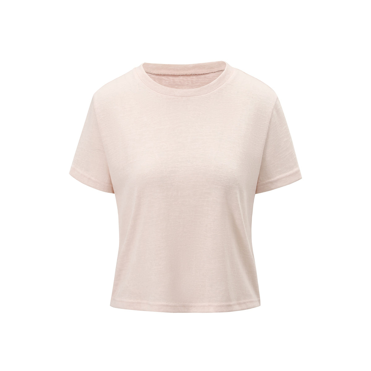 itsdinn_Snowflake_Semi_Sheer_Short_Sleeve_Round_Neck_Women&