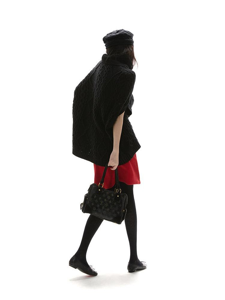 itsdinn True Red Low Waist No Waistband Fitted Side Zipper Women&