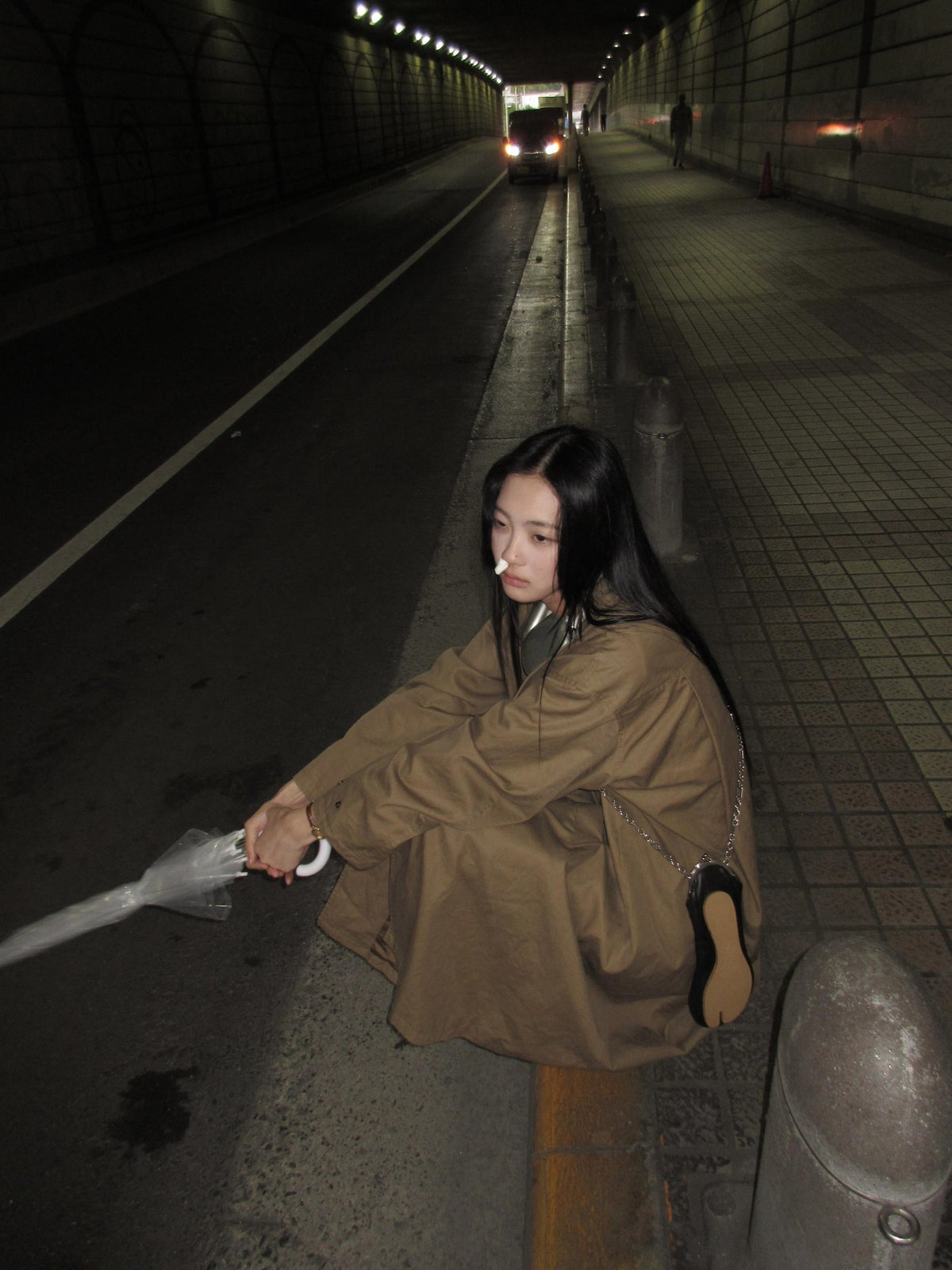itsdinn Umbrella A Line Doll Cape Loose Women&
