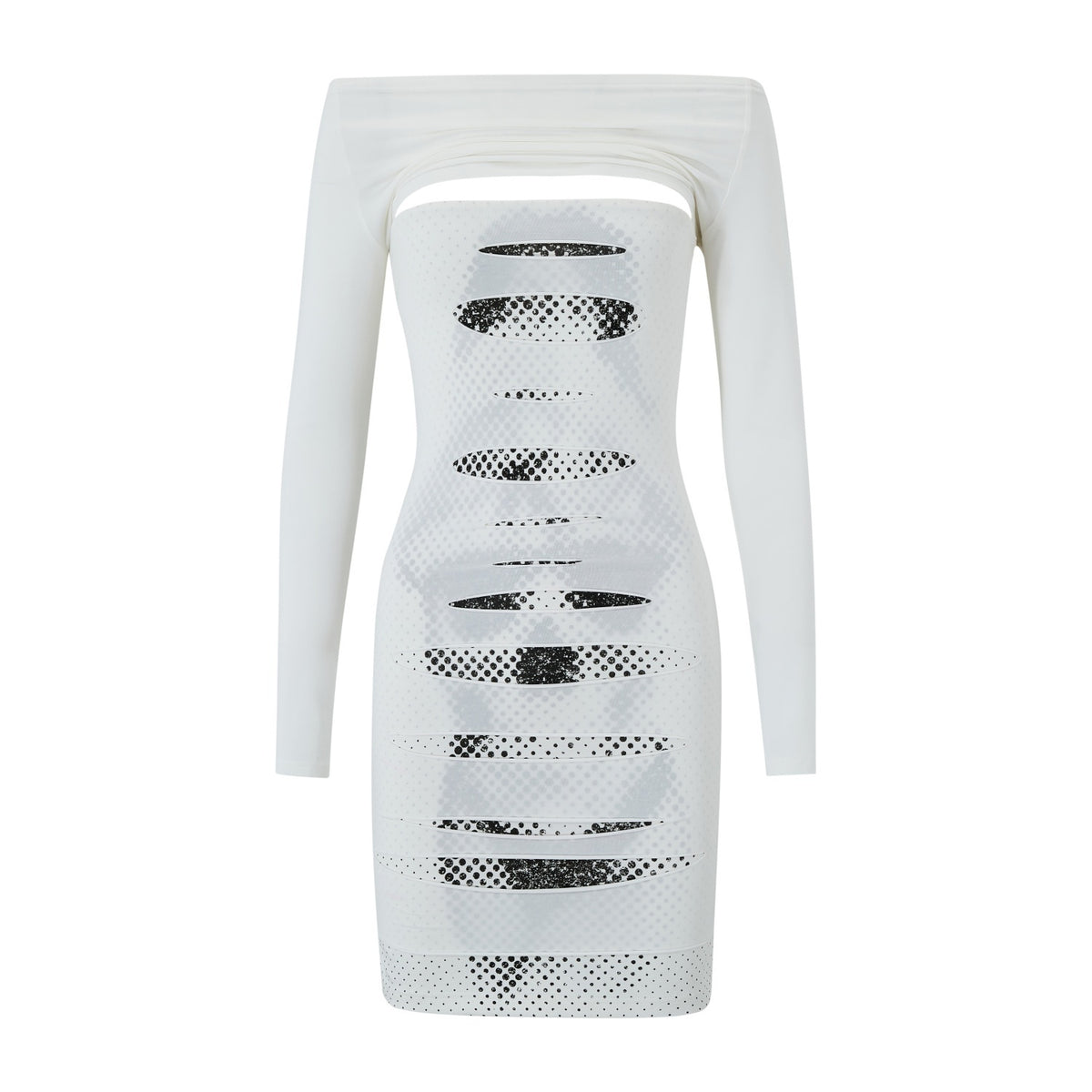 itsdinn_White_Distressed_Print_Off_Shoulder_Slim_Women&