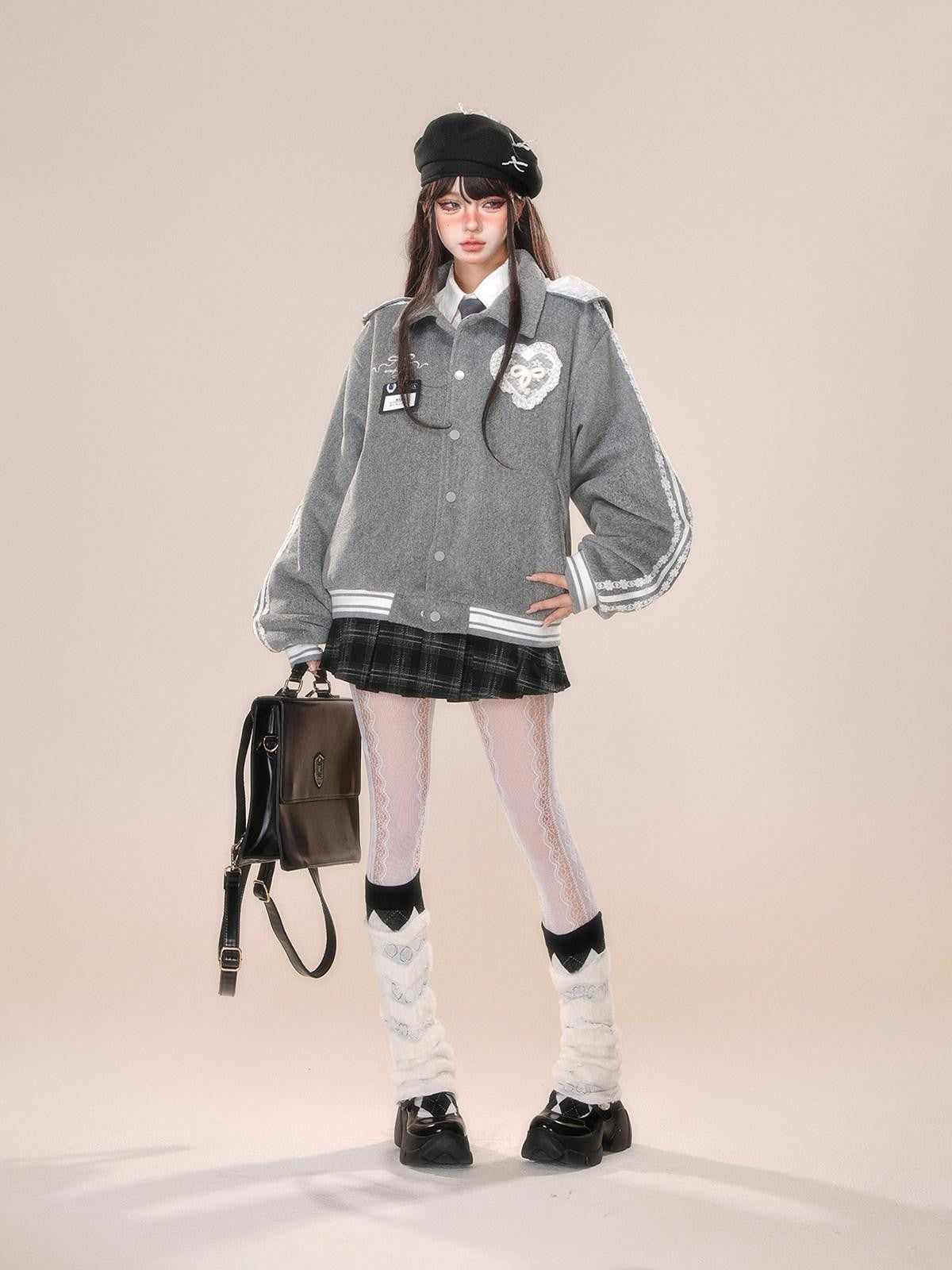 kelly kitty American Plaid Tartan A Line Slimming Pleated Women&