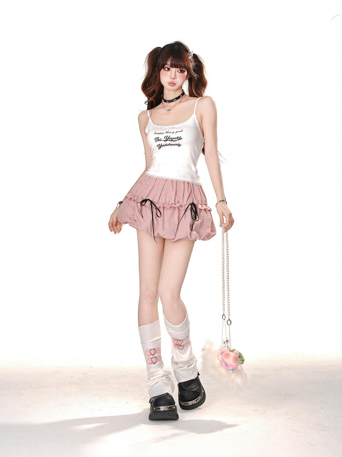 kelly kitty Sexy Slimming Cropped Layering Spaghetti Strap Women&