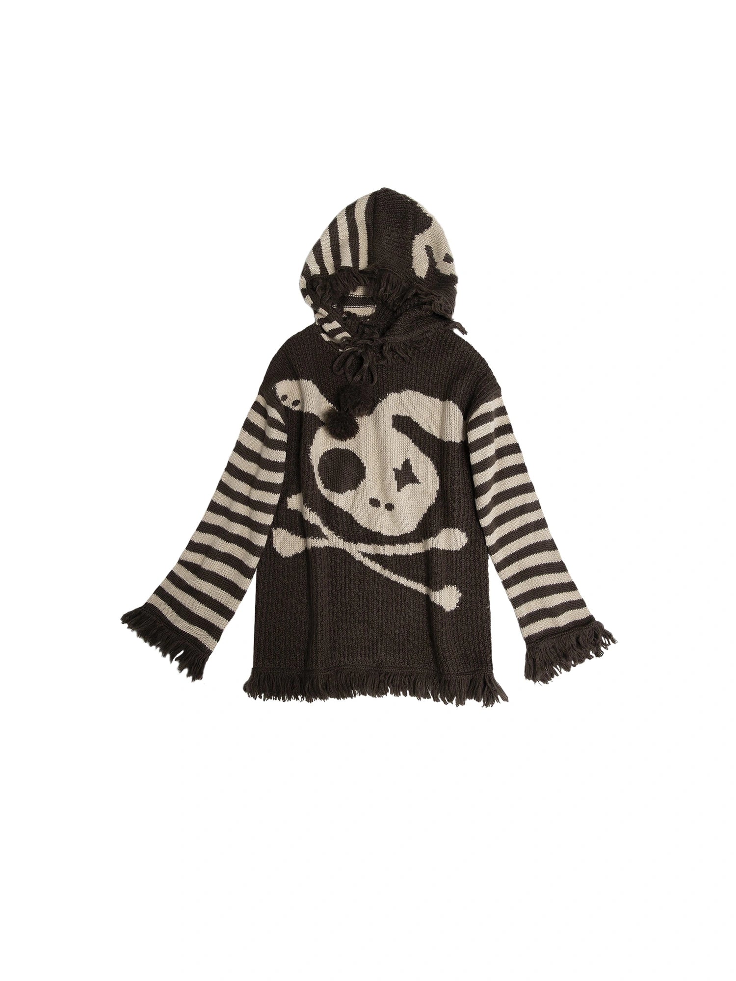 Punk Y2K Rebel Skull Rabbit Hooded Sweatshirt