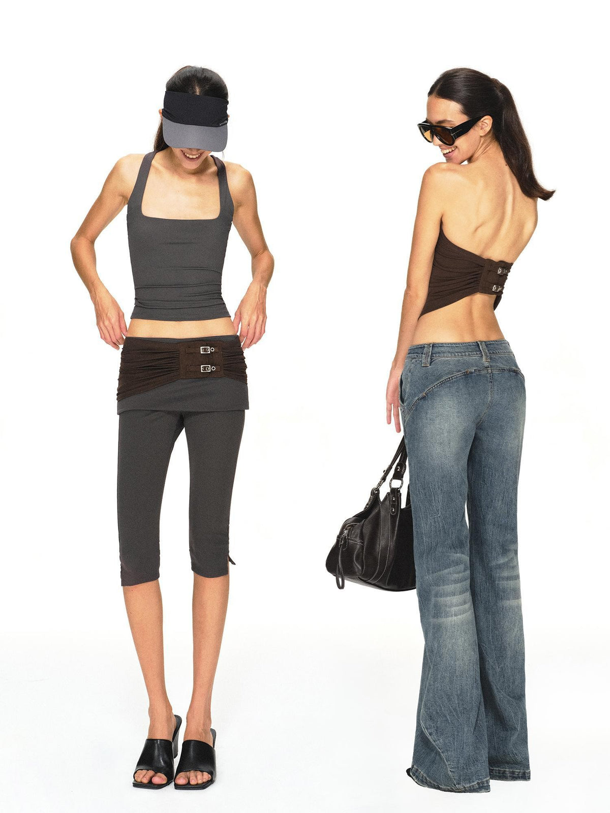kvkv Adjustable Slim Fit Patchwork Lyocell Blend Women&