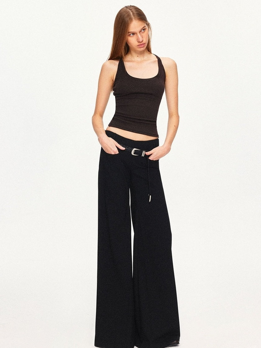 kvkv Bamboo Slub Cotton Slim Fit U Neck Cropped Women Yoga Activewear Tank Tops