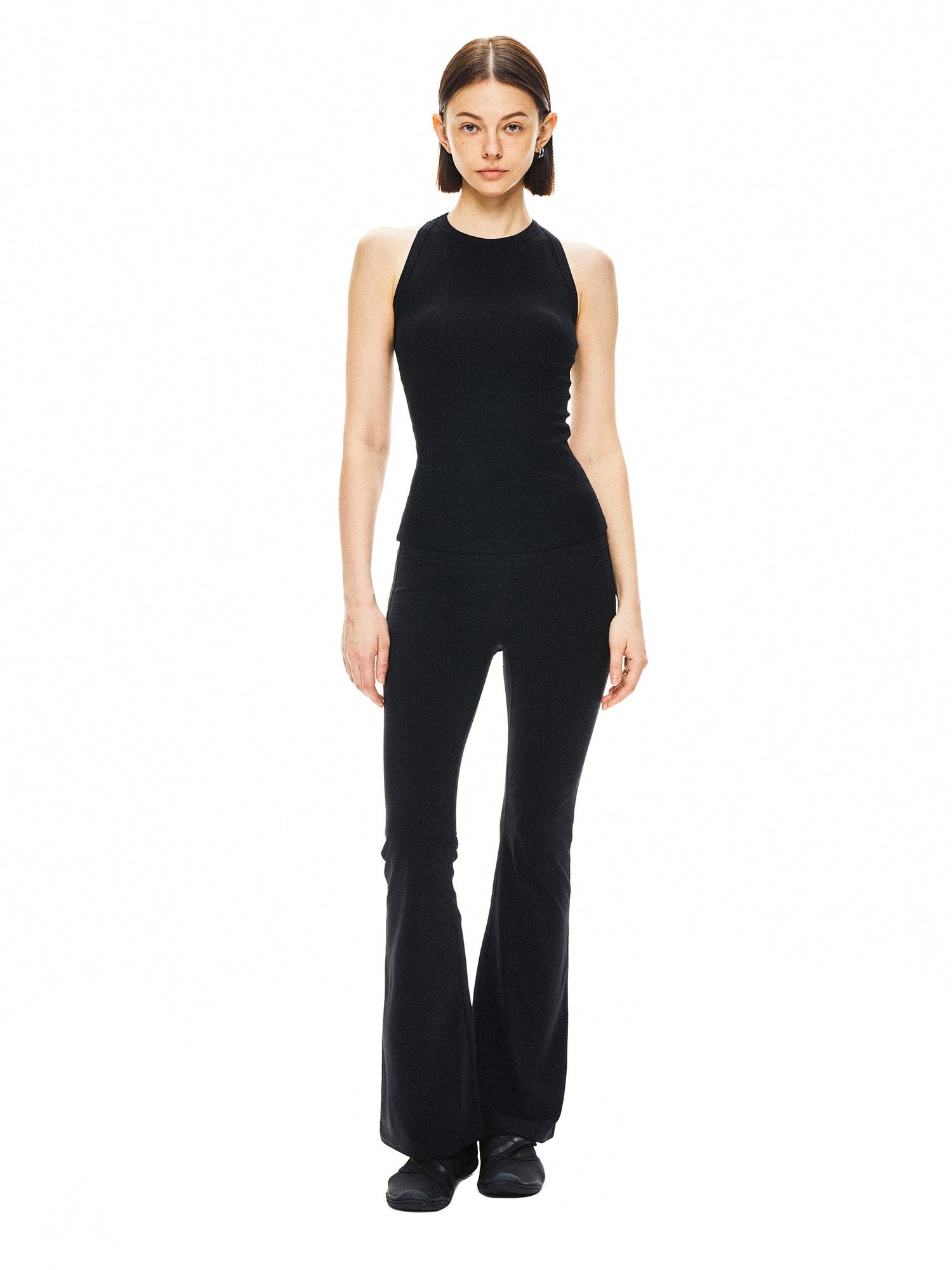 kvkv Black Yoga Racerback Women&
