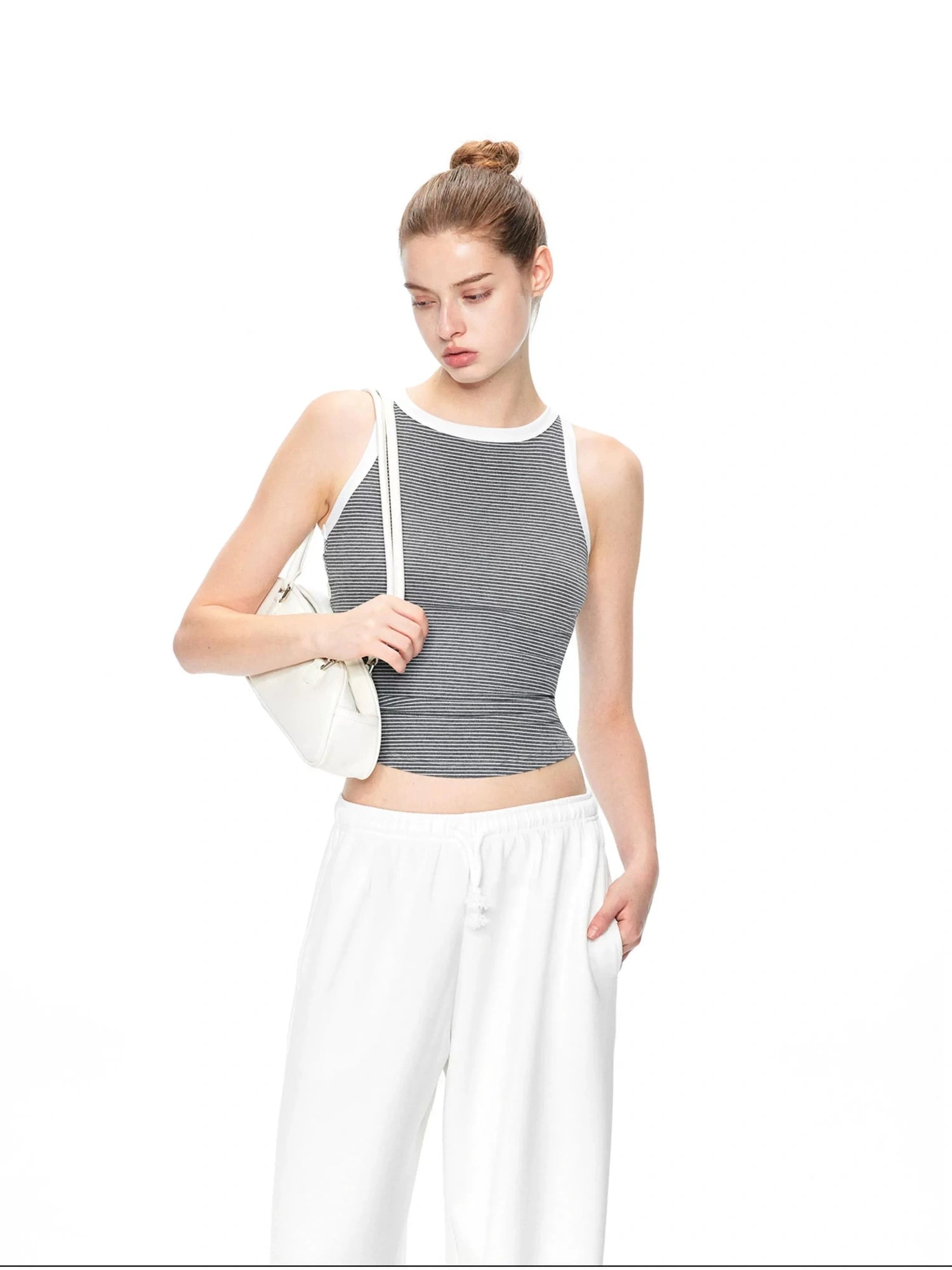 kvkv Color Block Sports Yoga Tank