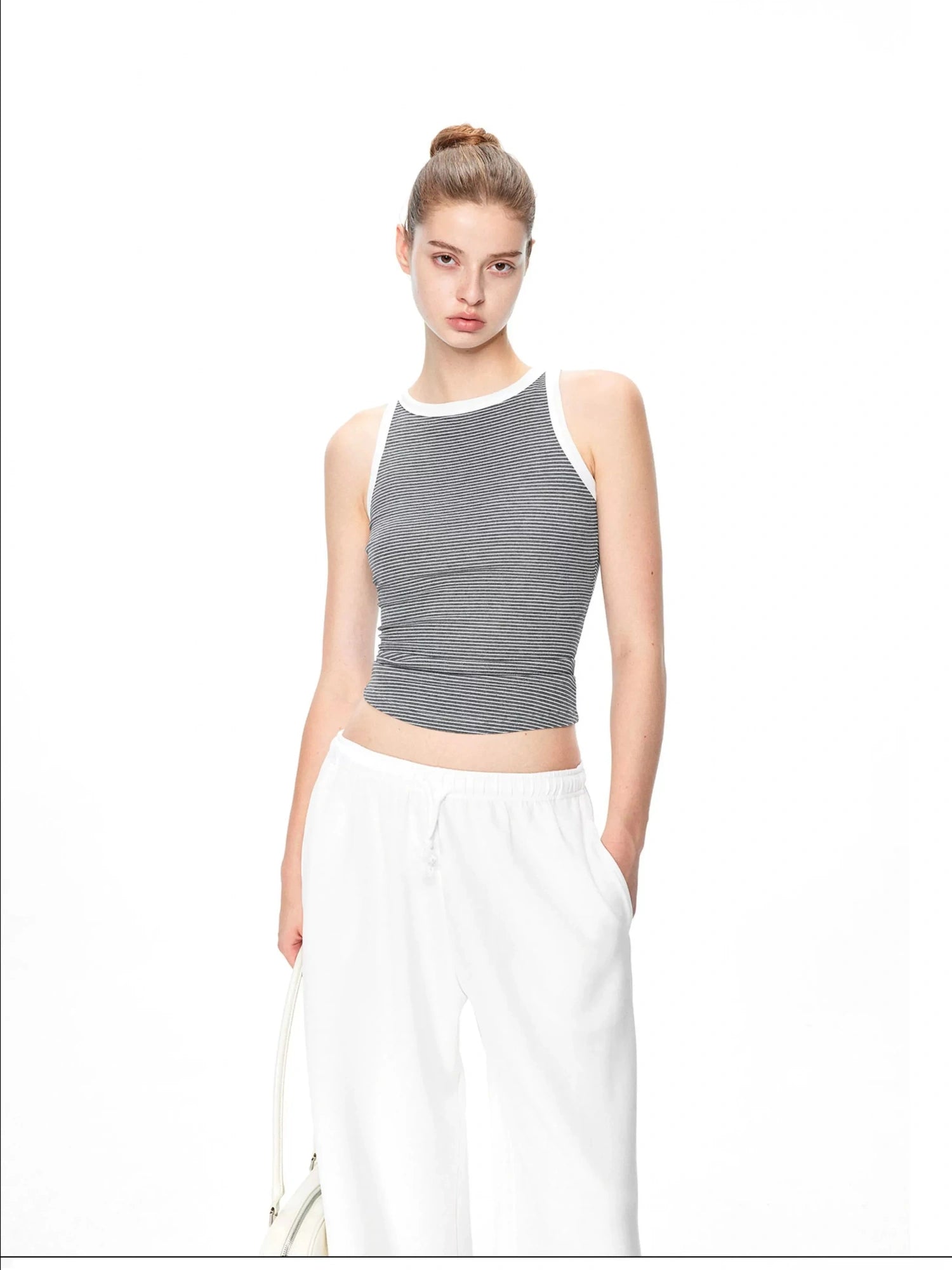 kvkv Color Block Sports Yoga Tank