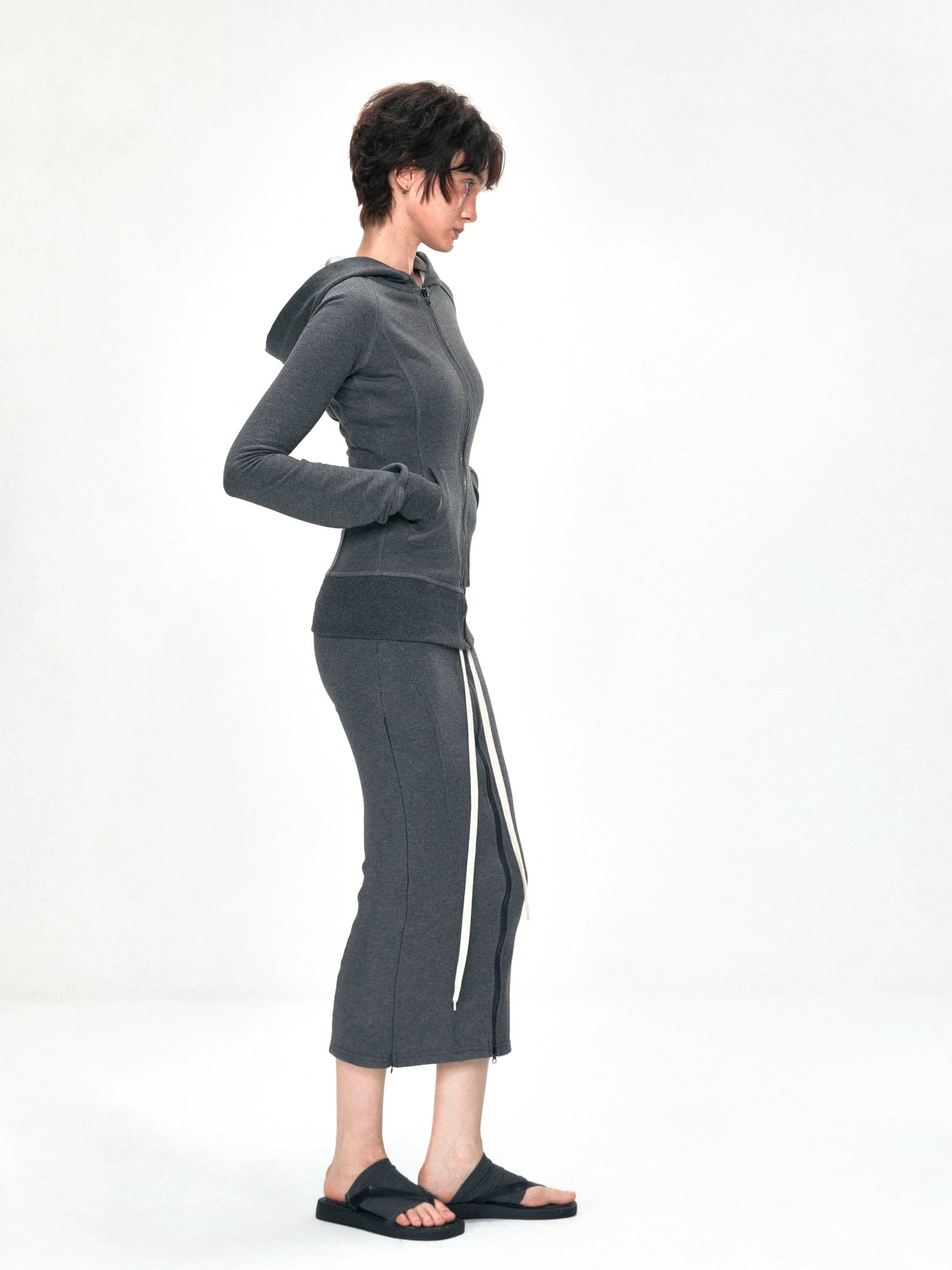 kvkv Convertible Fishtail Skirt With Drawstring And Adjustable Hem
