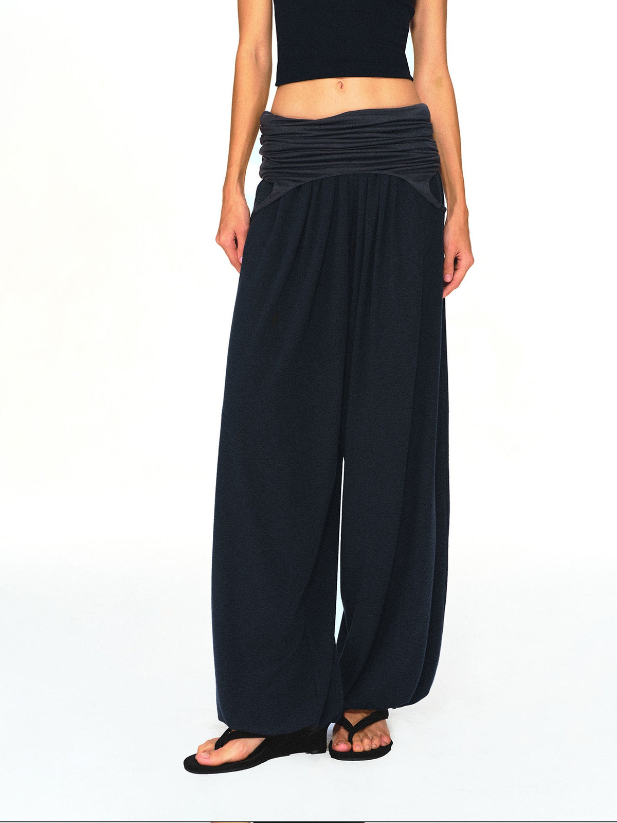 kvkv Convertible Stretch Flipped Waist Cotton Women&