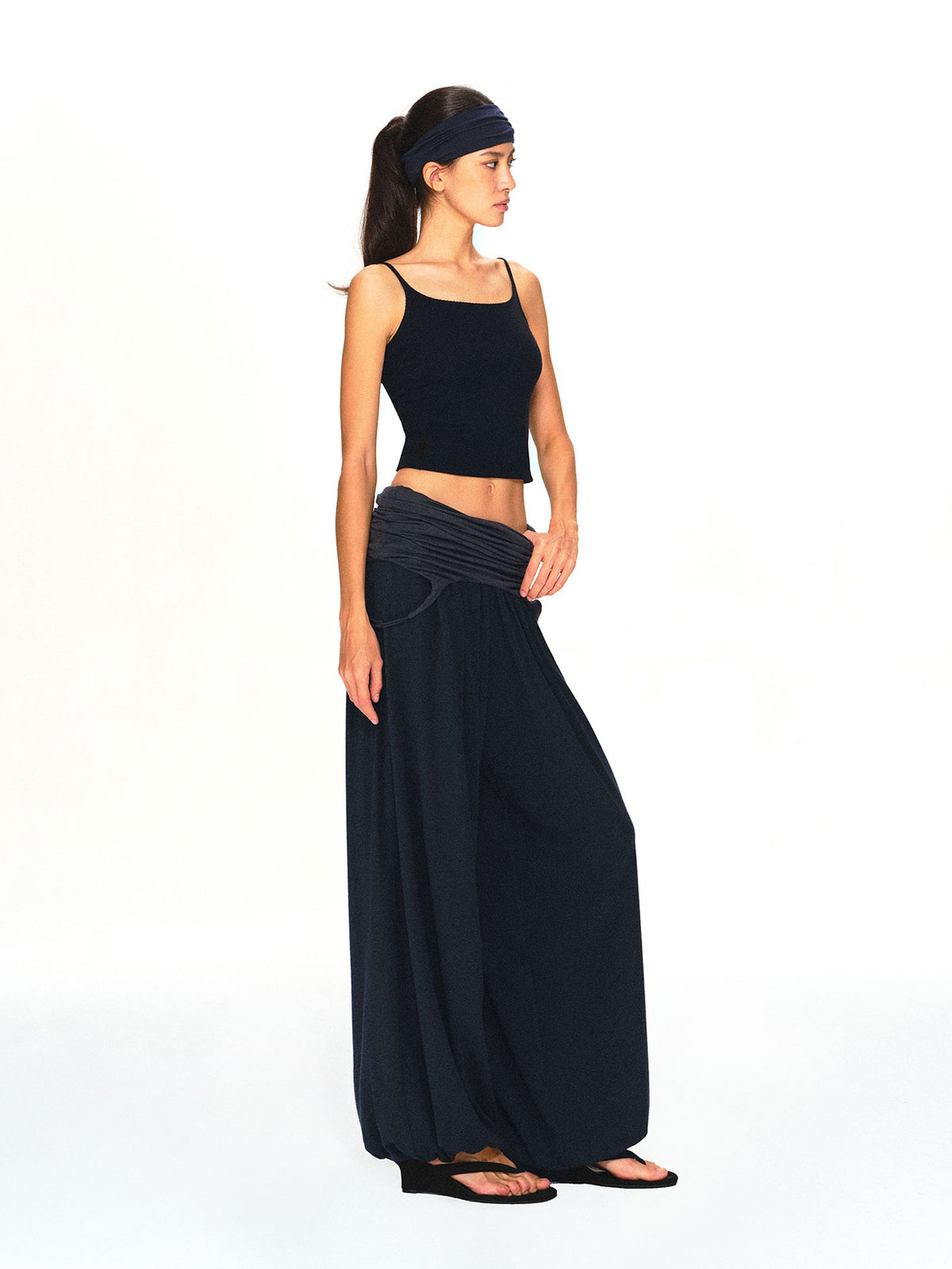 kvkv Convertible Stretch Flipped Waist Cotton Women&