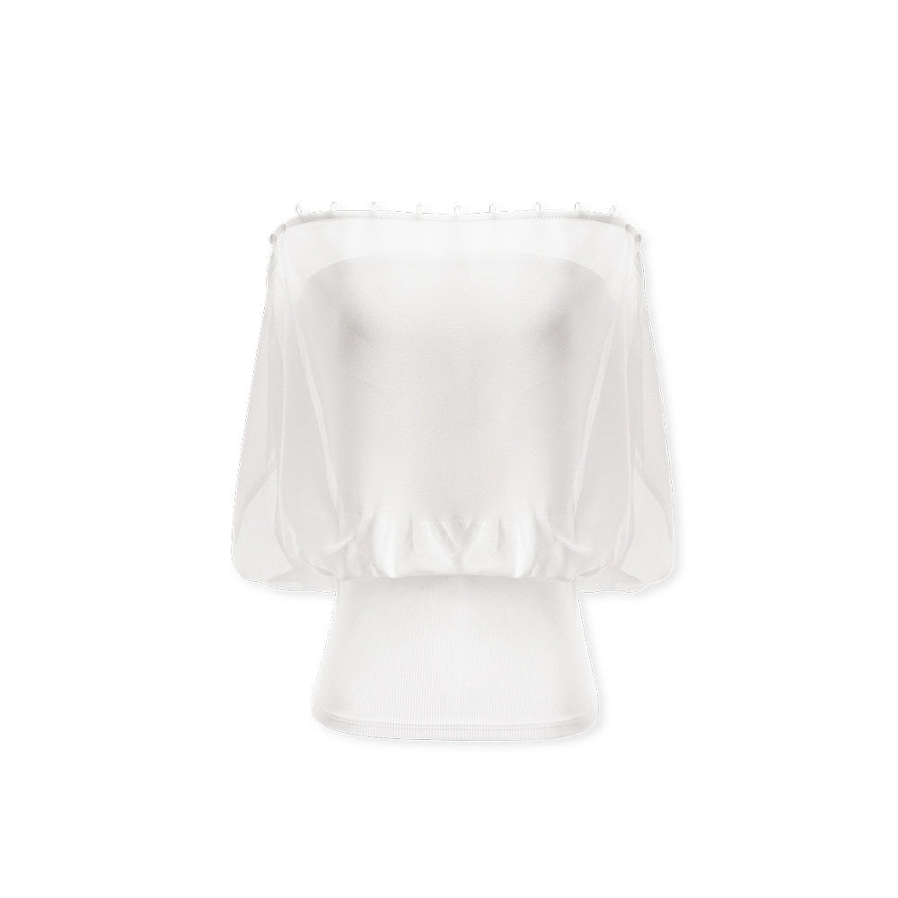 kvkv_Cropped_Button_Drawstring_Off_Shoulder_Bandeau_Women&
